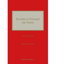 * Rowlatt on Principal and Surety 7th ed * Rowlatt on Principal and Surety 7th ed